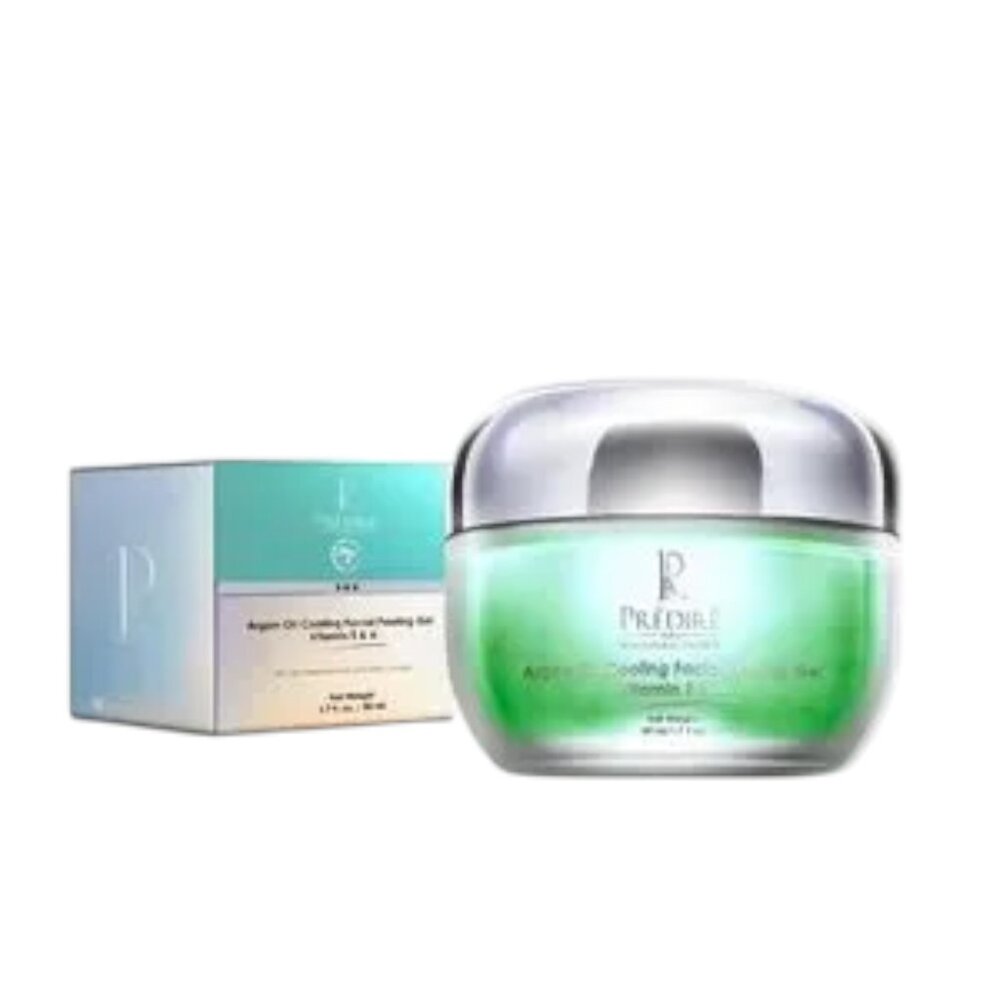 Predire Paris Argon Oil Cooling Facial Peeling Gel Vitamins E & A NIB MSRP $300